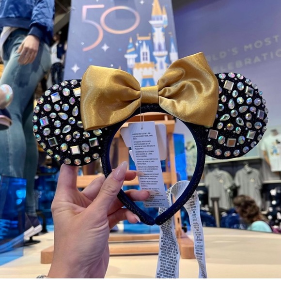 Disney Accessories - Disney’s 50th Anniversary Gem Ears Headband